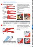 119 Ножницы комбинированные Knipex для резки картона пластмассы алюминиевой латунной и медной фольги не предназначены для стальной проволоки и листового железа закаленны Каталог KNIPEX 2014 Профессиональный ручной инструмент для удаления изоляции Плоскогубцы Кусачки Ножницы Клещи Бокорезы Стр. 119