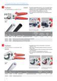 120 Труборез Knipex для комбинированных и защитных труб диаметром 12-25 мм и для резания гибких защитных труб диаметром 18-35мм без повреждения внутренней трубы возможно Каталог KNIPEX 2014 Профессиональный ручной инструмент для удаления изоляции Плоскогубцы Кусачки Ножницы Клещи Бокорезы Стр. 120