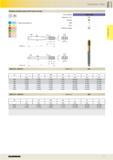 287 Fluteless machine taps for ISO metric threads P M K N S H Cutting data page 233 DIN 371 DIN 376 DIN 2174 DIN 371 Tool material Tolerance on 0 Sur Каталог GUHRING 2016 Режущий инструмент для обработки наружной и внутренней резьбы Машинные и ручные метчики Твердосплавные резьбовые фрезы Круглые плашки Инструментальная оснастка Стр. 275