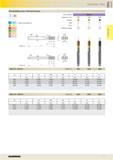 289 Oil feed fluteless taps f ISO metric threads P M K N S H Cutting data page 233 DIN 371 DIN 376 DIN 2174 DIN 371 Tool material Tolerance on 0 Surf Каталог GUHRING 2016 Режущий инструмент для обработки наружной и внутренней резьбы Машинные и ручные метчики Твердосплавные резьбовые фрезы Круглые плашки Инструментальная оснастка Стр. 277