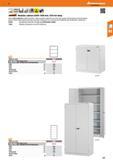 147 Hoffmann Group 47 - 03 100 kg (2£) 4asan Modular cabinet width 1000 mm, 550 mm deep Cabinet ESD conductive, to DIN EN 61340-5-1 Body and doors ma Каталог HOFFMANN GROUP 2016 Производственная мебель для работы хранения и транспортировки в условиях промышленных предприятий и сервисных мастерских Вер. 47 ENG Стр. 147