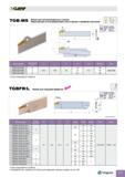 251 T-CLfiMF w ULTKA PLUS TGB-MS Лезвия для многошпиндельных станков Замена резцов из быстрорежущей стали и резцов с напайной пластиной TDC TSC: стр C8C Каталог TAEGUTEC 2011 Металлорежущий инструмент и инструментальная оснастка Стр. C27