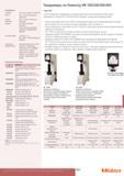 569 Твердомеры Mitutoyo по Роквеллу HR-100 200 300 400 Спецификация Стандарты JIS B 7726 ISO 6508-2 (ASTM E18) Высота Макс 180 (100 при надетом кожухе) мм Глубина М Каталог MITUTOYO 2014 Измерительный инструмент и приборы Стр. 567