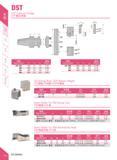 40 DST DST Extension Bridge DST ifr; ±j m JJ mm Specification D Li l 2 Weight MU mm JSB Specification D Li l 2 Weight DST-200 180 61 66 3 40 DST- 60 Каталог DEREK 2017 Инструмент металлорежущий и станочная оснастка Фрезы концевые твердосплавные и с режущими сменными пластинами Резцы Державки Расточные головки Стр. A10