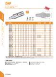 134 DHP BT-DHP Hydraulic Chuck bt-dhp mmTim mm Specification d Di D2 L H V Li T Suit collet Wrench Ww Weight BT50- DHP6-90 6 28 50 90 27 5 10 23 M5X0 Каталог DEREK 2017 Инструмент металлорежущий и станочная оснастка Фрезы концевые твердосплавные и с режущими сменными пластинами Резцы Державки Расточные головки Стр. B22