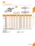 139 DC BT-DC Precision Slim Collet Chuck BT-DC/J\ IS sI il mm Specification Bttc Figure D Li L Suit collet &H41ST Tension screw Stop nut W Wrench Wei Каталог DEREK 2017 Инструмент металлорежущий и станочная оснастка Фрезы концевые твердосплавные и с режущими сменными пластинами Резцы Державки Расточные головки Стр. B27