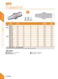148 HPC BT-HPC High-speed Milling Chuck BT-HPCEig 3S 8fe7J 5i mm Specification mm Range D d L Suit collet Weight BT30- HPC16-70 3-16 46 16 70 SC16 1 Каталог DEREK 2017 Инструмент металлорежущий и станочная оснастка Фрезы концевые твердосплавные и с режущими сменными пластинами Резцы Державки Расточные головки Стр. B36