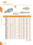 164 GSK SK-GSK High Speed Milling Holder SK-GSK j ft M fl mm Specification Bttc Figure D di d2 d3 L Li T Suit collet Weight SK30- GSK6-70 A 50 19 5 2 Каталог DEREK 2017 Инструмент металлорежущий и станочная оснастка Фрезы концевые твердосплавные и с режущими сменными пластинами Резцы Державки Расточные головки Стр. B52