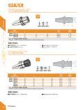 178 GSK/ER ISO-GSK High Precision Chuck mm Specification di d2 L Collet Weight IS025- GSK10-40 27 10 40 DSK10 0 30 IS030- GSK10-60 27 10 60 DSK10 0 7 Каталог DEREK 2017 Инструмент металлорежущий и станочная оснастка Фрезы концевые твердосплавные и с режущими сменными пластинами Резцы Державки Расточные головки Стр. B66