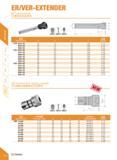 182 ER/VER-EXTENDER ER Collet Extender Li mm Specification D d Li L Weight C16- ER16-100 28 16 36 136 0 16 ER16-150 28 16 30 180 0 28 ER20-100 34 16 Каталог DEREK 2017 Инструмент металлорежущий и станочная оснастка Фрезы концевые твердосплавные и с режущими сменными пластинами Резцы Державки Расточные головки Стр. B70