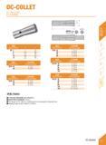 183 DC-COLLET DC Slim Collet DC/JM&M& mm Specification D L DC 4 7 31 6 9 6 36 8 14 45 10 18 52 12 22 60 mm 4 Si IS Specification Clamping range DC4- Каталог DEREK 2017 Инструмент металлорежущий и станочная оснастка Фрезы концевые твердосплавные и с режущими сменными пластинами Резцы Державки Расточные головки Стр. B71