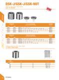 192 DSK-J/GSK-J/GSK-NUT J-Nut for High Speed Tool Holder C D JMdSiMMffi J-nut Nut Seal (Internal Cooling) ifi Wrench DSK GSK DSK6-J GSK6-J MSK6-C3, 3 Каталог DEREK 2017 Инструмент металлорежущий и станочная оснастка Фрезы концевые твердосплавные и с режущими сменными пластинами Резцы Державки Расточные головки Стр. B80