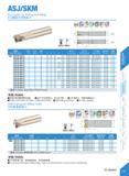 231 ASJ/SKM ASJ Cutter For Drilling And Milling kSMimmmmu IM 0I mndi ffltolr ffl'JMAox SSiAoi mm Specification mm Cross mm Vertical Fig D d Ll L2 L m Каталог DEREK 2017 Инструмент металлорежущий и станочная оснастка Фрезы концевые твердосплавные и с режущими сменными пластинами Резцы Державки Расточные головки Стр. C28