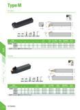 268 TypeM MVUNR/L + 'i mm Specification H B L Ll F Insert Shim i Center screw Clamp screw Wrench MVUNR/L- 2020K16 20 20 125 100 31 VN 1604 MV1603 MX0 Каталог DEREK 2017 Инструмент металлорежущий и станочная оснастка Фрезы концевые твердосплавные и с режущими сменными пластинами Резцы Державки Расточные головки Стр. D13