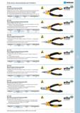 605 Бокорезы Professional ESD Нормы DIN ISO 9654 IEC 61340 -5-1 Широкая острая головка С ловушкой для отрезанных концов проволоки Режущая кромка почти без фаск Каталог NORGAU 2014 Профессиональные инструменты и промышленное оборудование Стр. 589