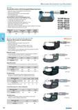 420 Outside Micrometer with Exchangeable Measuring Inserts With wide range of exchangeable measuring inserts With non-rotating spindle Measuring faces of inserts are preci Каталог NORGAU 2015 Инструмент режущий измерительный слесарно-монтажный Стр. 404