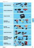 515 TORQUE WRENCHES TORQUE SCREWDRIVERS TORQUE TESTERS PNEUMATIC SHUT-OFF TOOLS ELECTRIC SHUT-OFF TOOLS TORQUE MULTIPLIERS PNEUMATIC BATERY POWERED AND ELECTRONIC TORQUE W Каталог NORGAU 2015 Инструмент режущий измерительный слесарно-монтажный Стр. 499