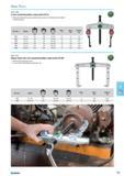 599 Heavy-duty two-arm universal pullers type series 20-AV With length-adjustable arms Can be used with Auxiliary hydraulic ram X 1 r H 1 t P 71 Tl. j El 065 010. Model tf Каталог NORGAU 2015 Инструмент режущий измерительный слесарно-монтажный Стр. 583