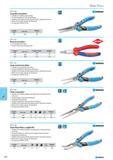 646 Chain nose pliers Suitable for holding gripping bending and cutting hard and jfJ soft wires Cutting edges inductively hardened Integrated ring spanner Serrated inside Каталог NORGAU 2015 Инструмент режущий измерительный слесарно-монтажный Стр. 630