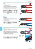 654 Crimping pliers Repetitive high crimping quality due to precision dies and integral lock (self-releasing mechanism) Crimping pressure has been set precisely in the fac Каталог NORGAU 2015 Инструмент режущий измерительный слесарно-монтажный Стр. 638