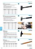 676 Soft non-rebound hammer Produced of the anti-pollution PU-liquid with steel structure and soft TPV grip Special end handle shape prevent hammer slipping off Pollution- Каталог NORGAU 2015 Инструмент режущий измерительный слесарно-монтажный Стр. 660