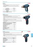 761 Power tools BOSCH Technical Data GHG 660 LCD Rated power input W 2300 Working temperature C 50 - 660 Airflowl min 250 - 500 Control airflow 50 Weight kg 10 090 283. 11 Каталог NORGAU 2015 Инструмент режущий измерительный слесарно-монтажный Стр. 745