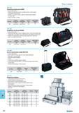 822 Technicians back pack CARRY Tear-proofed nylon Robust Tool bag with moisture repellent bottom robust zipper and padded carrying strap Outside 10 pockets 8 loops holder Каталог NORGAU 2015 Инструмент режущий измерительный слесарно-монтажный Стр. 806