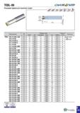 492 TEBL-06 £TMSE 4FbED Концевая фреза для высоких подач rm f V S 7 i u a OAL со z О Обозначение Размеры (мм) Каналы СО Ж Пластина DCX DC DCONMS OAL Каталог TAEGUTEC 2020 Вращающийся режущий и вспомогательный инструмент по металлу Твердосплавные пластины Сборные фрезы с СМП Монолитные фрезы и сверла Инструментальные патроны Стр. E179