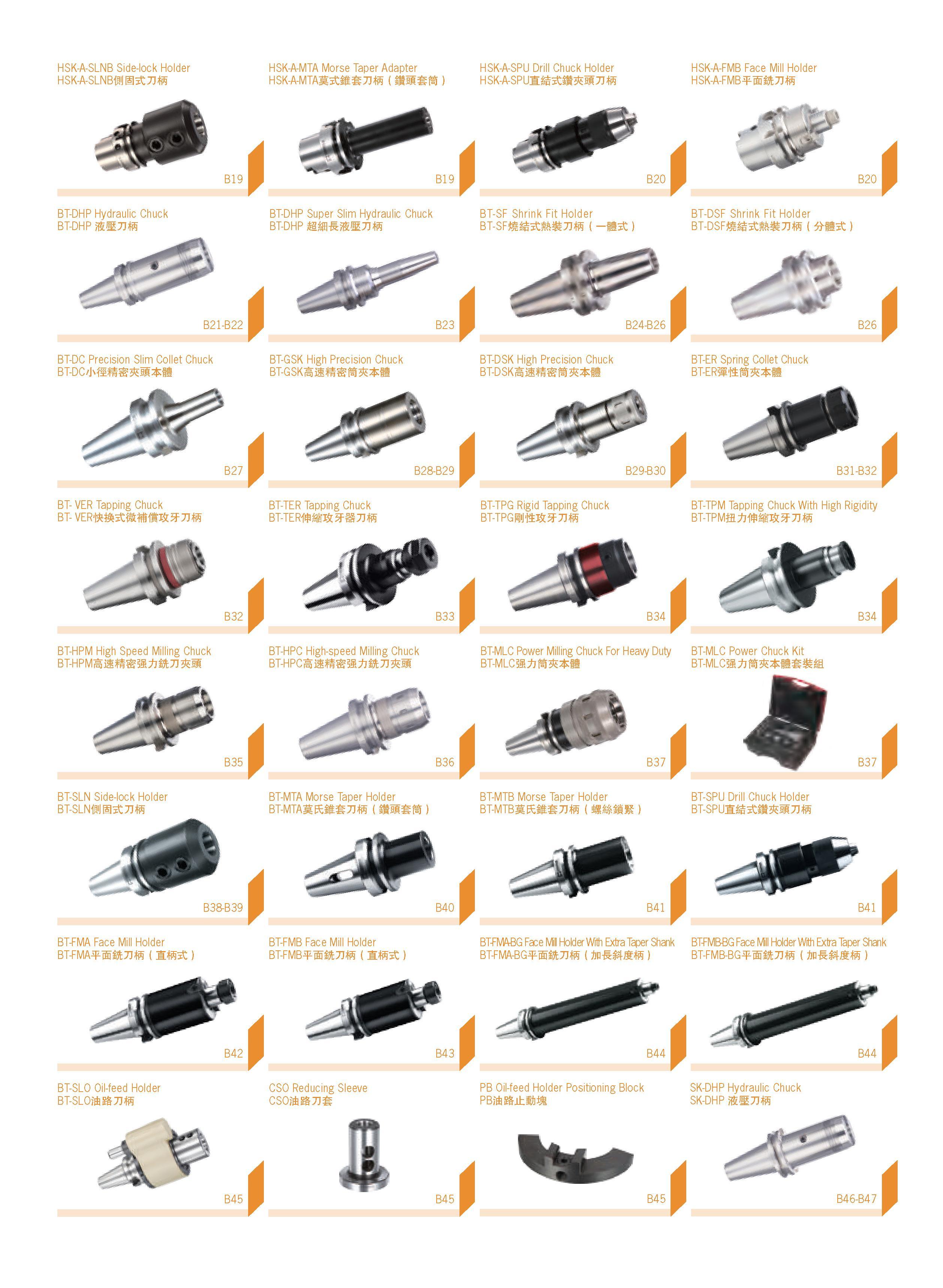 9 HSK-A-SLNB Side-lock Holder HSK-A-MTA Morse Taper Adapter HSK-A-SPU Drill Chuck Holder HSK-A-FMB Face Mill Holder HSK-A-SLNBfilllKJIti HSK-A-MTAI Каталог DEREK 2017 Инструмент металлорежущий и станочная оснастка Фрезы концевые твердосплавные и с режущими сменными пластинами Резцы Державки Расточные головки  Стр. 