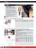 424 Отвертки Facom PROTWIST с дополнительной металлической вставкой (зоной для удара) Исключительная мощность при развинчивании соединений Удобство в рабо Каталог FACOM 2014 Профессиональный слесарно-монтажный ручной инструмент Стр. 400