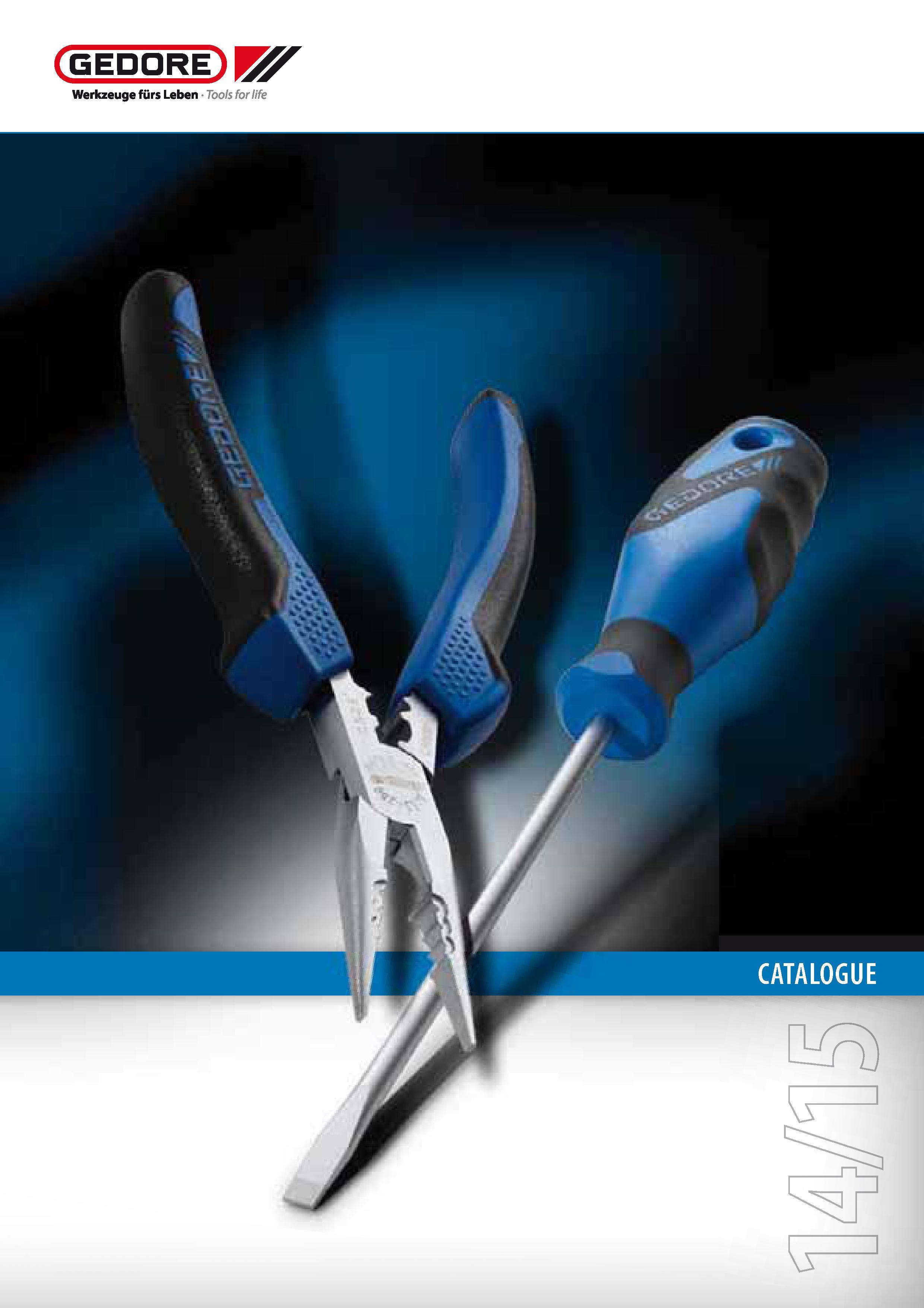 1 GEDORE Werkzeuge furs Leben Tools for life Каталог GEDORE 2014 Профессиональный слесарный инструмент и оборудование для мастерских и машиностроительных производств Стр.  ENG