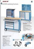 16 workshop furniture Use of the most up-to-date machinery and environmentally-friendly production processes The basis is tightly-controlled and choice sheet Каталог GEDORE 2014 Профессиональный слесарный инструмент и оборудование Стр. 14 ENG