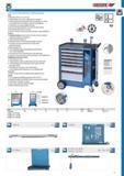 25 GEDORE 2004 0511 E TOOL TROLLEY WITH INDIVIDUAL DRAWER BLOCKING Body Dimensions H 985 x W 775 x D 475 mm Working platform in ABS with 3 compartments for sm Каталог GEDORE 2014 Профессиональный слесарный инструмент и оборудование Стр. 23 ENG
