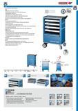 31 TOOL TROLLEY with 4 drawers Body Dimensions H 930 x W 625 x D 400 mm Double sided metal shutters to secure the whole internal space Working platform with A Каталог GEDORE 2014 Профессиональный слесарный инструмент и оборудование Стр. 29 ENG
