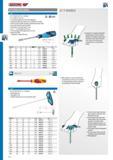 156 GEDORE NUT DRIVERS WITH HANDLE 2C-T-HANDLE NUT DRIVER WITH 3C-HANDLE Acc to DIN 3125 ISO 2725-1 3-component handles Power-Grip3 with hanging hole Ergonomic Каталог GEDORE 2014 Профессиональный слесарный инструмент и оборудование Стр. 154 ENG