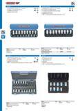 204 GEDORE SCREWDRIVER BIT SOCKET SET 1 2 9 pieces For slotted cross-head and multi-point screws In GEDORIT blue sheet steel case Dimensions 281 x 79 x 35 mm I Каталог GEDORE 2014 Профессиональный слесарный инструмент и оборудование Стр. 202 ENG