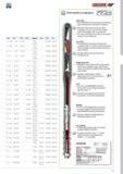 265 GEDORE Type N-m lbfin lbf-ft Tube Code No S AM 6-30 50-270 - 1 N-m 10 lbfin - 7775440 8554-01 AML 6-30 50-270 - 1 N-m 10 lbfin - 7775870 8559-01 S A 8-40 7 Каталог GEDORE 2014 Профессиональный слесарный инструмент и оборудование Стр. 263 ENG
