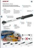 292 GEDORE TORCOFIX K K US Robust torque wrench with square drive and integrated ratchet-head function for controlled bi-directional tightening i3% Classified Каталог GEDORE 2014 Профессиональный слесарный инструмент и оборудование Стр. 290 ENG
