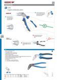 366 GEDORE COMBINATION PLIERS 21 8248 Angled combination pliers (BEDDREjlK A pliers head angled at 60 goes easy on your joints and tendons And you keep the wor Каталог GEDORE 2014 Профессиональный слесарный инструмент и оборудование Стр. 364 ENG