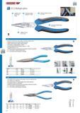 374 GEDORE 3 8133 Multiple pliers Gripping faces with file-cut for safe holding Cutting edges induction hardened (62 - 64 HRC) -L Crimping of conductor end-sle Каталог GEDORE 2014 Профессиональный слесарный инструмент и оборудование Стр. 372 ENG