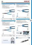 375 GEDORE MECHANICS PLIERS MECHANICS PLIERS without wire cutter straight pattern Acc to DIN ISO 5745 Flat-round tapered jaws cross-hatched gripping surfaces F Каталог GEDORE 2014 Профессиональный слесарный инструмент и оборудование Стр. 373 ENG