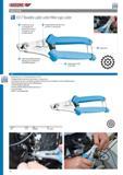 376 GEDORE A CABLE CUTTER 1 a 8317 Bowden cable cutter Wire rope cutter For cutting wire rope up to 2 mm diameter and bowden-cable sleeves up to 5 mm diameter Каталог GEDORE 2014 Профессиональный слесарный инструмент и оборудование Стр. 374 ENG