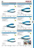 383 NEEDLE NOSE ELECTRONIC PLIERS GEDORE NEEDLE NOSE ELECTRONIC PLIERS 45 ANGLED NEEDLE NOSE ELECTRONIC PLIERS Extra long half-round jaws with file-cut surface Каталог GEDORE 2014 Профессиональный слесарный инструмент и оборудование Стр. 381 ENG