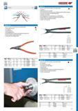 395 S 8028 GEDORE CIRCLIP PLIERS FOR EXTERNAL RETAINING RINGS Straight tips Black tips and lock lever zinc-plated The toothed bracket stops the pliers legs fro Каталог GEDORE 2014 Профессиональный слесарный инструмент и оборудование Стр. 393 ENG
