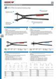 398 GEDORE CIRCLIP PLIERS FOR RETAINING RINGS (PARALLEL) a 8005 A Pliers for external retaining rings For holes from 4 5 to 5 9 mm and rings from 305 to 500 mm Каталог GEDORE 2014 Профессиональный слесарный инструмент и оборудование Стр. 396 ENG