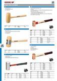 498 GEDORE WOODEN COPPER LEAD HAMMERS WOODEN MALLET Made from white beech wood Acc to DIN 7462 A 0 mm m mm mi -0 Code No 70 340 0 470 8828280 228-70 229 WOODEN Каталог GEDORE 2014 Профессиональный слесарный инструмент и оборудование Стр. 496 ENG