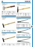 499 GEDORE WF LEAD HAMMER Barrel shape with end-to-end split pin With hickory handle DIN 5111 Spare handle E 4 H g m mm ml -0 Code No 1000 310 1 160 8820460 22 Каталог GEDORE 2014 Профессиональный слесарный инструмент и оборудование Стр. 497 ENG