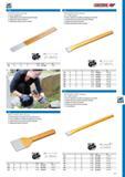 503 GEDORE SPLITTING CHISEL extra flat Chrome-vanadium steel Carefully hardened and tempered along the full length Striking heads inductively tempered Working Каталог GEDORE 2014 Профессиональный слесарный инструмент и оборудование Стр. 501 ENG
