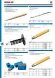 510 GEDORE VARIOUS TILER'S SETTING TOOL Chrome-vanadium steel 59CrV4 Carefully hardened and tempered along the full length Striking heads inductively tempered Каталог GEDORE 2014 Профессиональный слесарный инструмент и оборудование Стр. 508 ENG