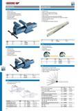 520 GEDORE PARALLEL VICES MEASURING TOOLS PARALLEL VICE Welded compact design Jaws and anvil plate induction hardened Extra large anvil surface for aligning wo Каталог GEDORE 2014 Профессиональный слесарный инструмент и оборудование Стр. 518 ENG